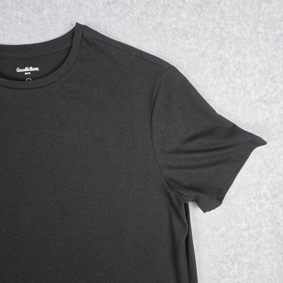 Goodfellow Shirt Size Large Black Tee - Picture 5 of 14